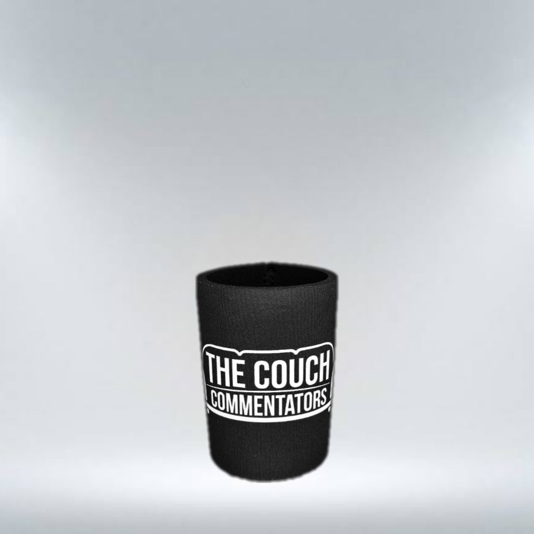 The Couch Commentator's Stubby Holder - Black